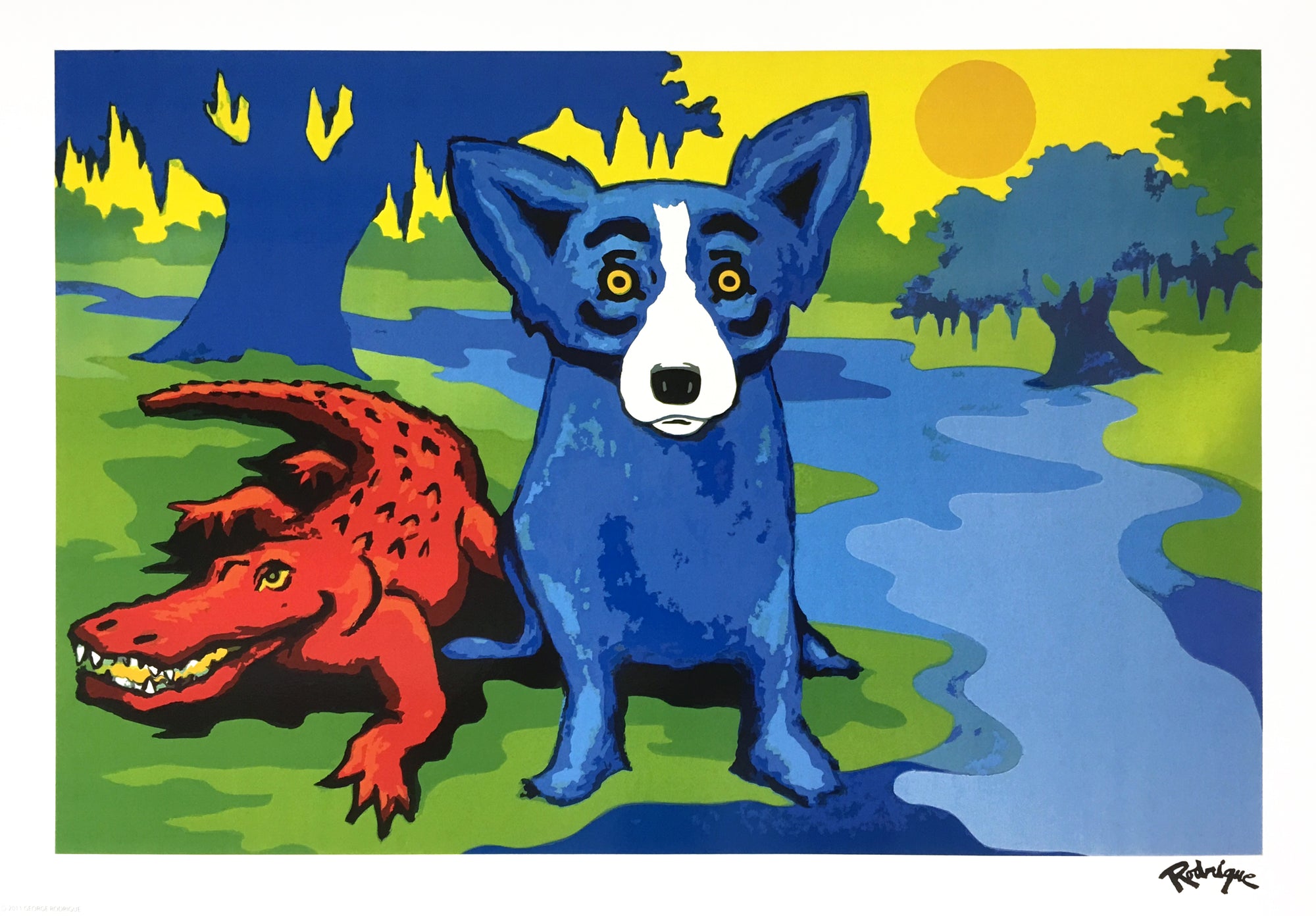 Blue Dogs and Cajuns on the River